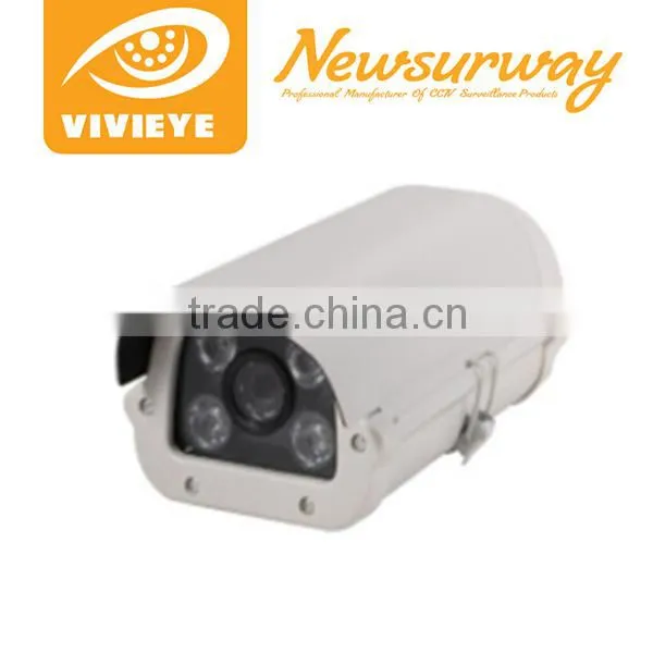 High Tech Double Scan SONY CCD 960H Car License Plate Recongnition Camera With White Light for Packing Lot