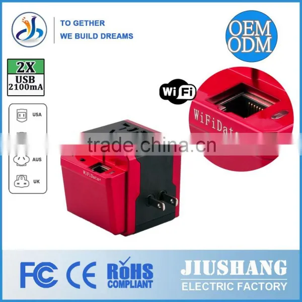 2014 Wholesale High Quality Travelling Universal Wifi Travel Adapter Colored Electric Plugs photo-5