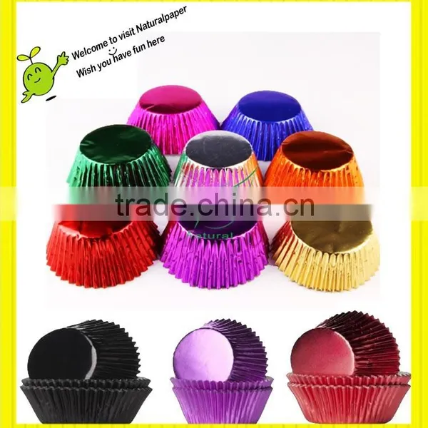 Cake Cups Made by Aluminum Laminated Food Wrapping Paper 60gsm