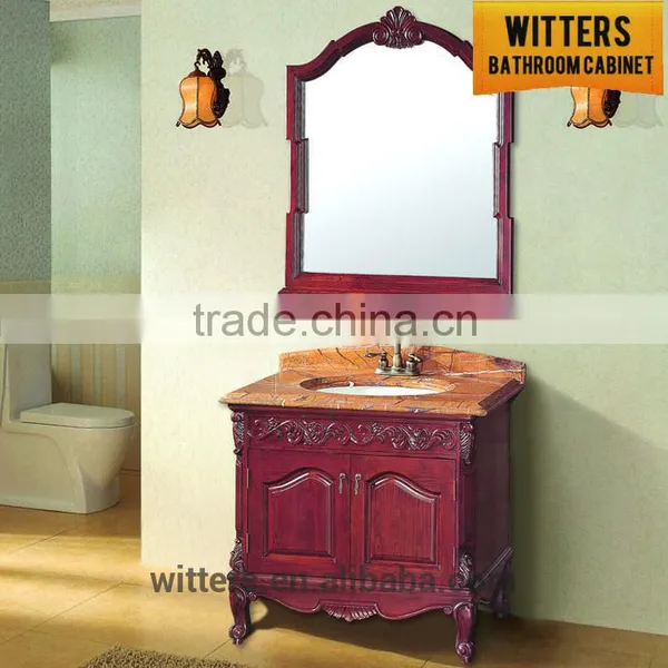Hot Sale Bathroom Vanity Furniture Oak Solid Wood WTS160 photo-6