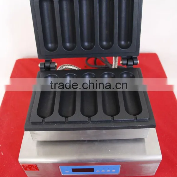 2015 New Design Automatic Digital Commercial Hot Dog Machine Lolly Waffle Maker French Sausage Maker photo-3