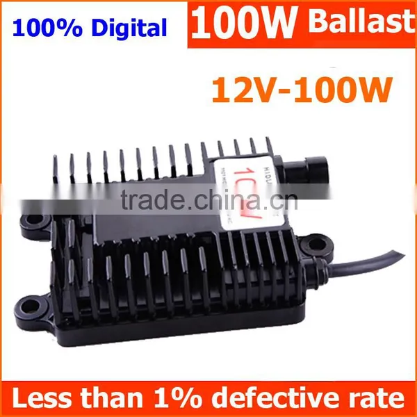 Factory Supply Best Selling Car Accessories HID Ballast 100W for Auto Headlight Driving Light and Work Light photo-3