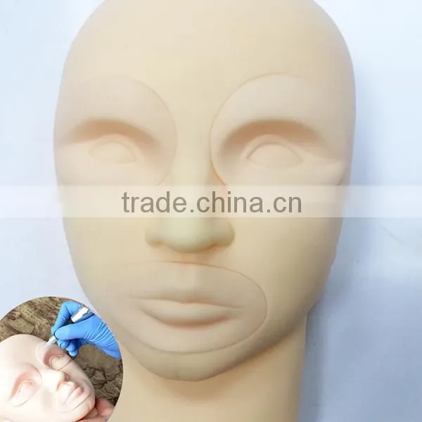 Cosmetic Tattoo Practice Mannequin Head With Removablve Lips and Eyes photo-4