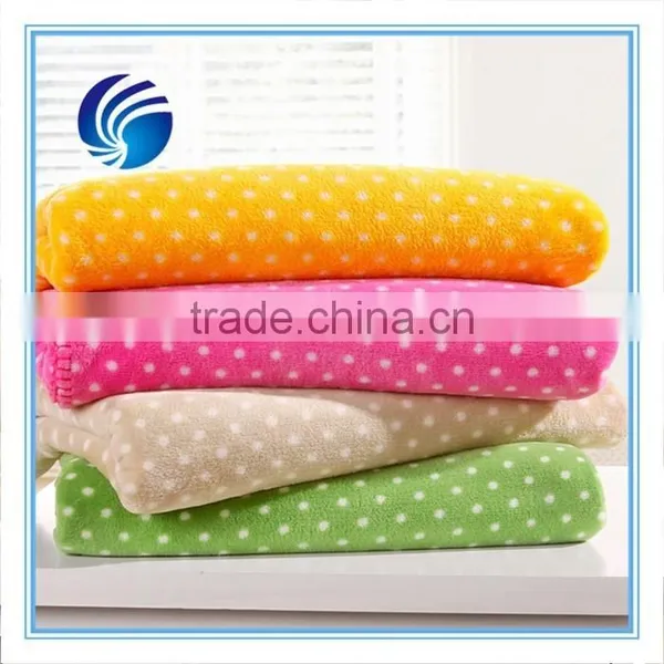 100% Polyester Minky Baby Blanket