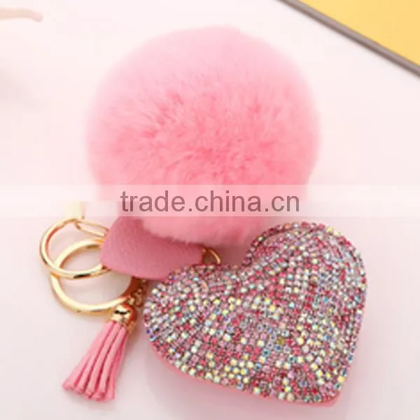 Wholesale Korea Styling Fox Fur Pompom