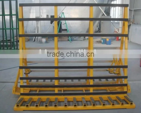 Factory Direct Sales for Glass Sheet Rack Glass Trolley Storage Rack Made in China photo-3