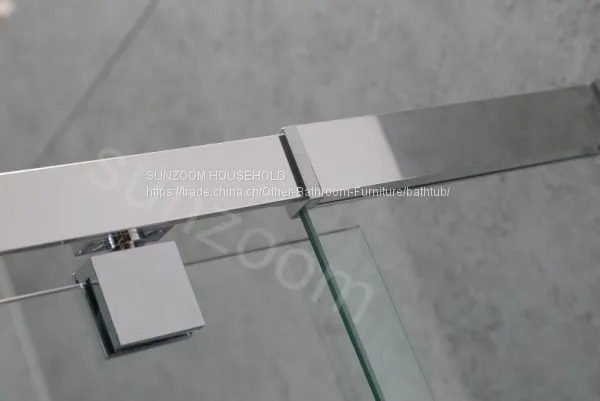 New Sunzoom Sexy Simple Shower Room Square Framed Shower Door photo-3