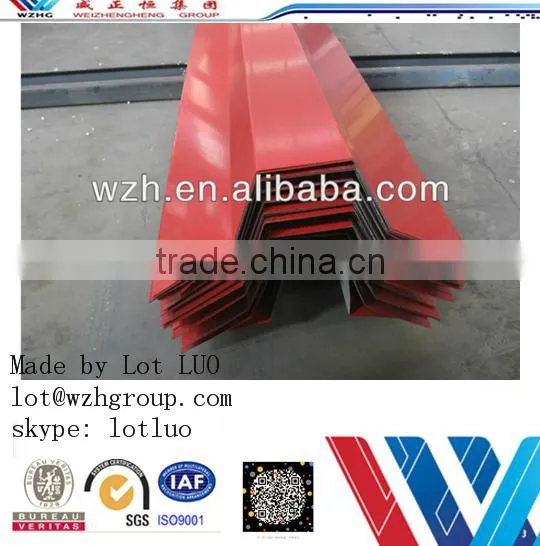 Corrugated Steel Sheet Ridge for Two-sloped Roof Made by China Supplier WZH photo-3