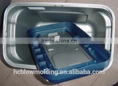 Customize Sanitation Plastic Dustbin Recycle Trash Bin Blow Molding , Cheap Outdoor Plastic Dustbin photo-6