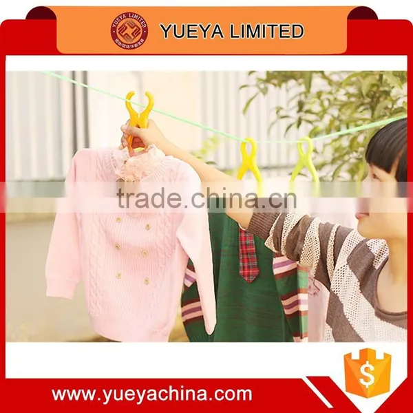 6pcs Windproof Portable Folding Plastic Clothing Coat Hanger Travel Foldable Hanger photo-3