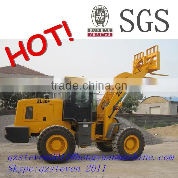 Multi-function Wheel Loader 3.0 Ton ZL30 With Adjustable Pallet Fork photo-2