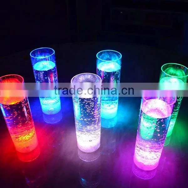 Hot Sale Super Quality Party Favor Roung Flashing Shot Cup Glass photo-3