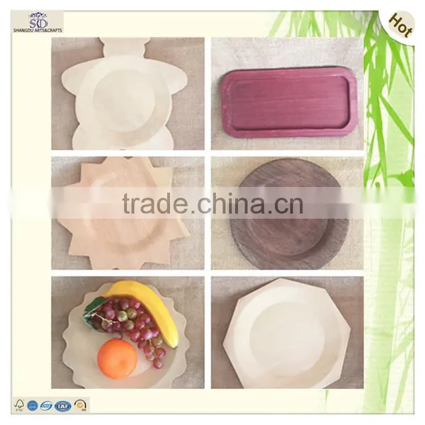 Wholesale Bear Polygon Shaped Edge Wooden Soap Saucer Dish photo-6