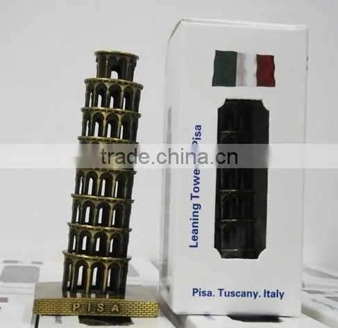 Zinc Alloy Souvenir Leaning Tower of Pisa photo-5