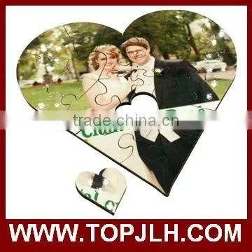 Topjlh 2017 Hot Factory Price Custom Blank MDF Sublimation Puzzle photo-5