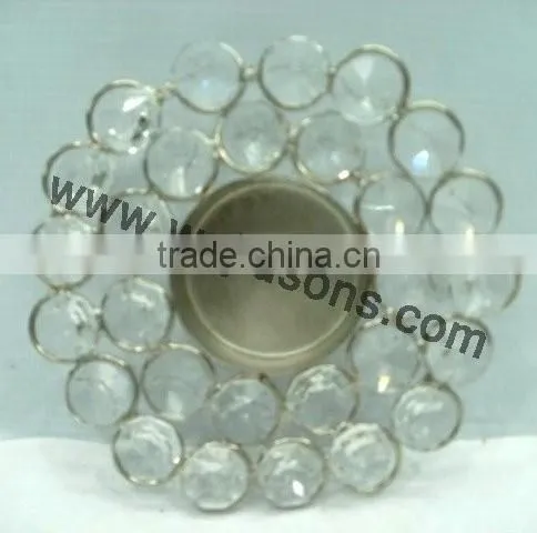 Fancy Crystal Handmade High Quality Crystal Candle Holder photo-4