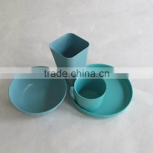 High Standard Hot Selling Biodegradable Bamboo Fiber Dinnerware Sets photo-4