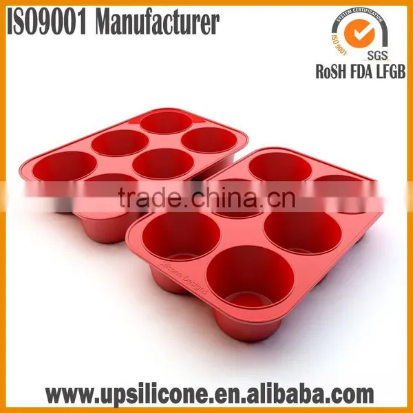 2016 New 12 Holes Eco-friendly Mini Round Non-stick Silicone Muffin Pan Easy Bake Cake Mold Microwave Oven Cake Pan Cookie Pan photo-5