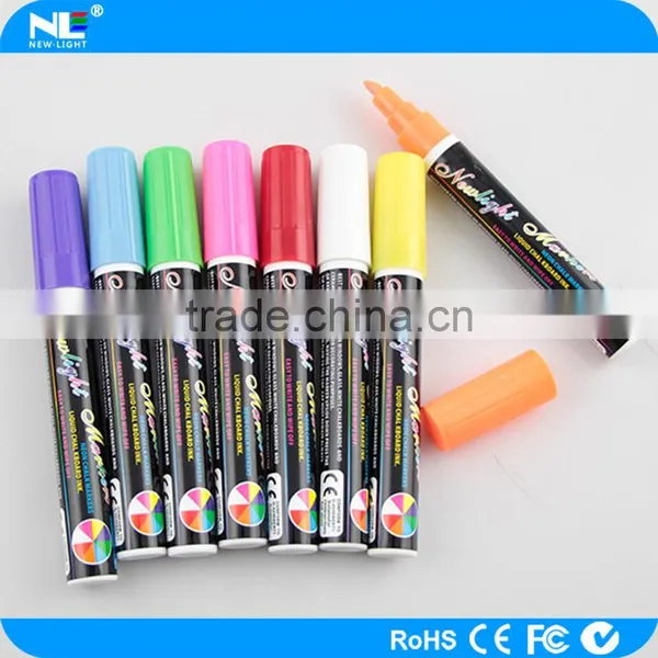 Highlighter Maker Fluorescent Pen With Chisel Nib Easy to Write and Wipe off Markers photo-2