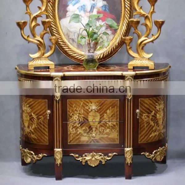 Guest Room Hand Drawing Wood Bedside Table photo-6