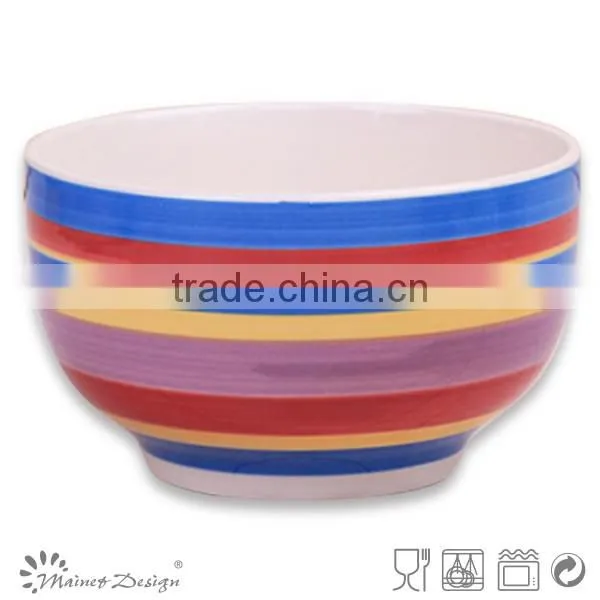 Handpaintiing Stoneware Ceramic Cheap Rice Bowl photo-6