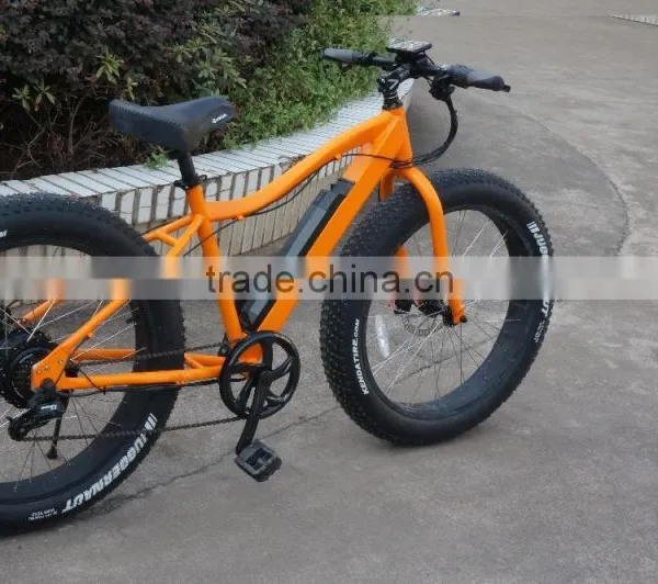 26inch 350W Bafang Brushless Hub Motor no Foldable Electric Snowmobile Electric Fat Tire Bike photo-2