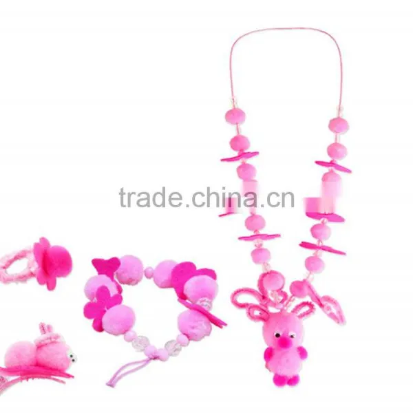 For Sale Popular Pink DIY Fabric Jewelry Set Girl Toys photo-2