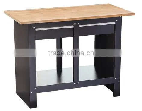 48'' 2-Drawers Metal Work Bench & Work Table photo-2