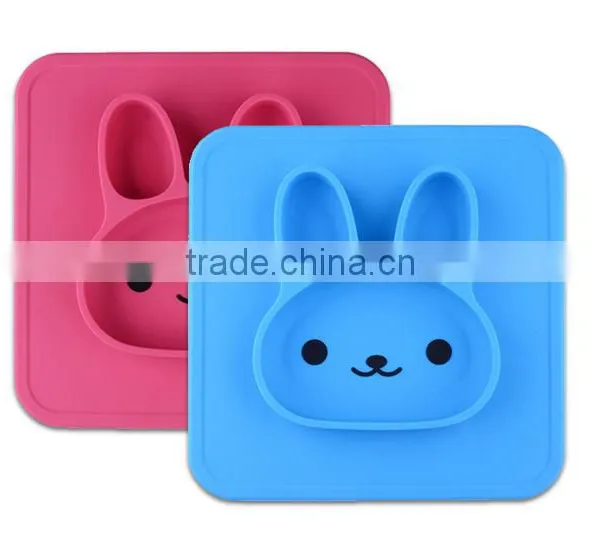 2017 Hot Selling Top Quality 100% Pure Food Grade Silicone Baby Placemat Suction Table For Kids photo-2