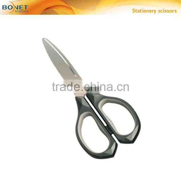 Imitate Diamond Design Arc Blade Stationery Scissors photo-3