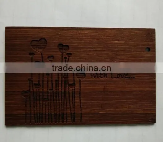 Antique Wooden Business Card Laser Engraved photo-2