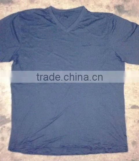 MENS V NECK & ROUND NECK T-SHIRTS (Garment Stock Lots / Apparel Stock / Stocklots / Garment Apparel From India) photo-5