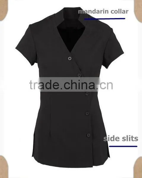 Fashion Mandarin Collar Nurse Uniform/good Quality Healthcare Uniform