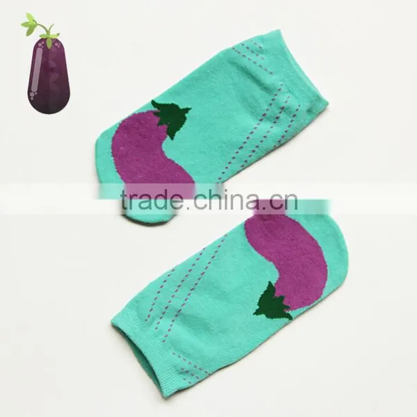 Zm11167a Cartoon Fruits and Vegetables Female Ship Socks Wholesale Invisible Socks Women photo-5