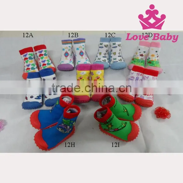 Maufactured Rubber Sock Shoes for Children Cute Little Baby Shoes photo-5