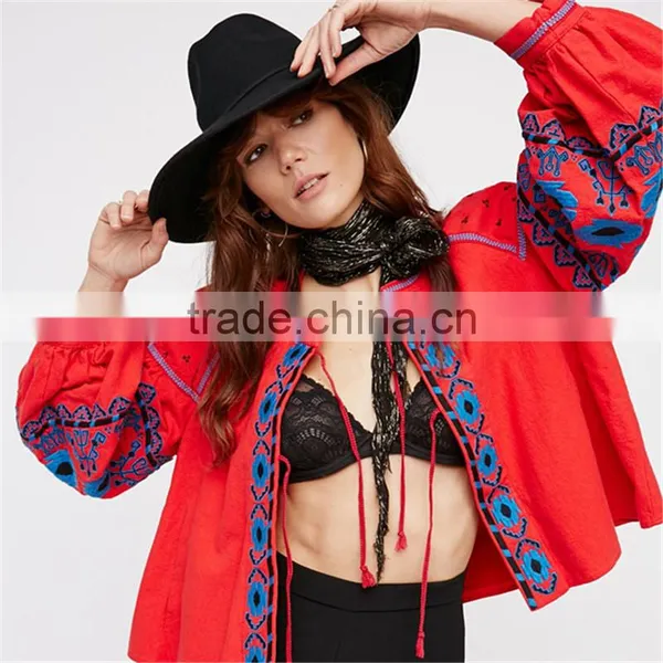 2017 OEM Ladies Embroidered Vintage Swingy Home Coat photo-3