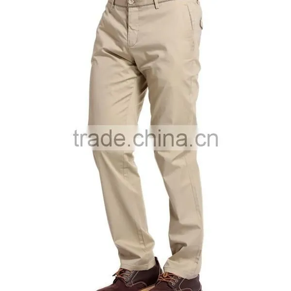 High Quality Hot Sale 100% Cotton Latest Design Pants Men Trousers photo-2