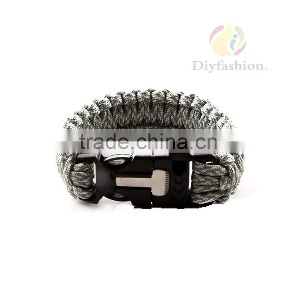 Survival Supplies Jewelry Handmade Colorful Bracelet Paracord for Campus PC6016-5 photo-3