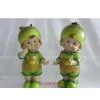 2011 New Polyresin Apple Kids,resin Arts &crafts