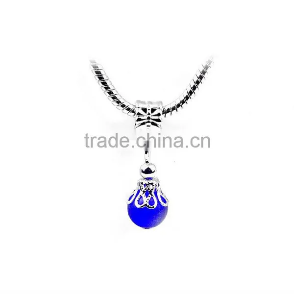 Ball Dangle Charm Crystal Bead Fits Pan Charms Bracelet photo-4