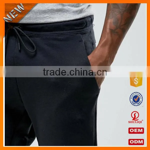Top Design Black Cotton Tracksuit/ Add You Logo Plain Tracksuit Sportswear H-1810 photo-4
