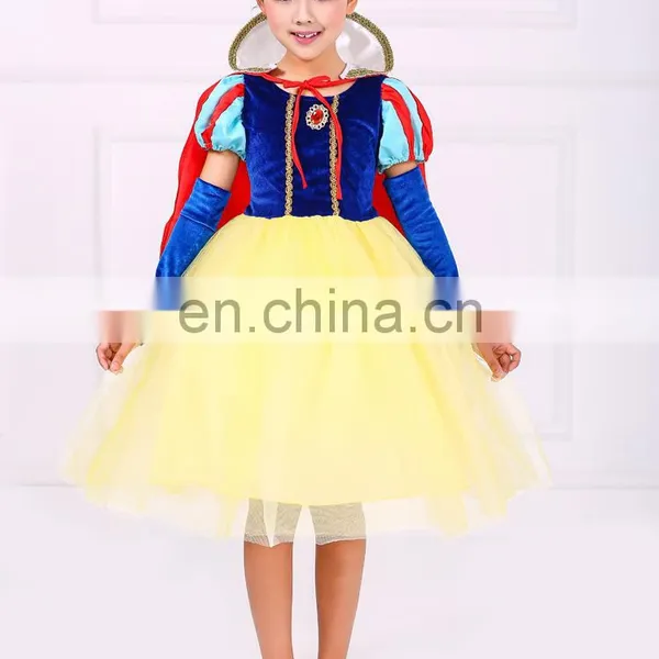 2016 Frozen Elsa Girl Party Dress , The New Children Dress Roses Frozen Elsa ANNA Dress Snow White26389 photo-5