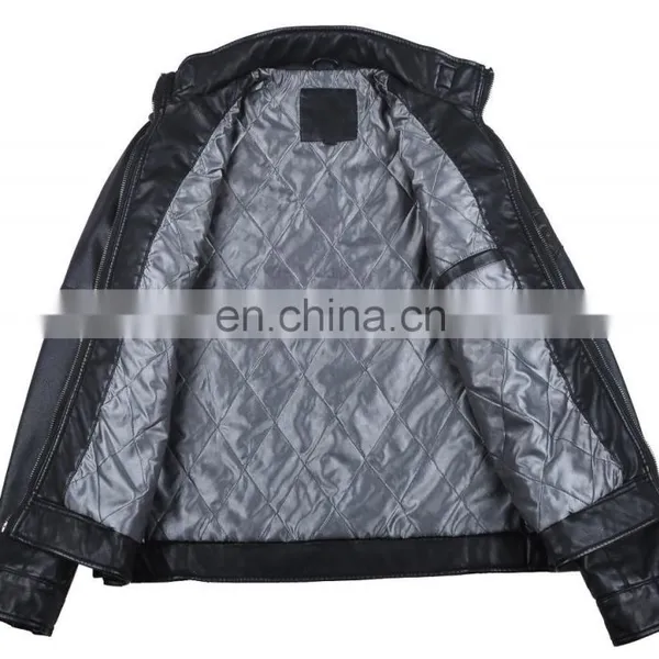 2015 Mens Handsome Last Design Leather Jacket photo-2