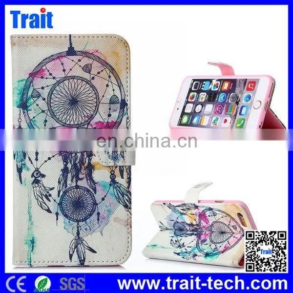 Smile English Letters Cross Texture Wallet Style Flip Case Cover Flip for IPhone 6 Plus 5.5 Inch photo-2