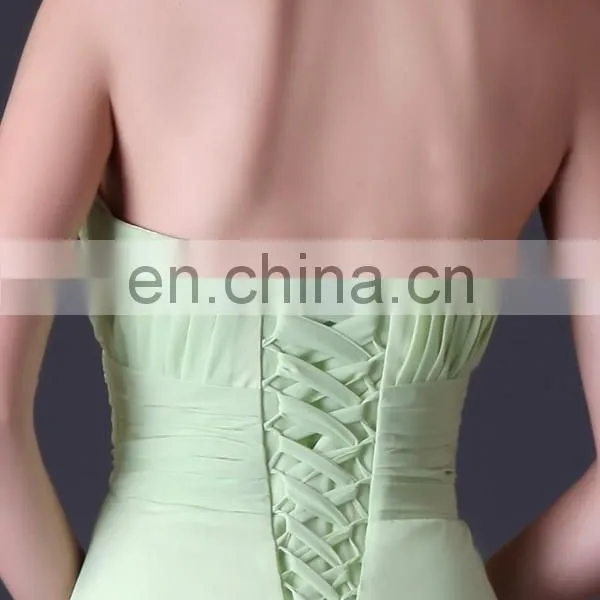 Grace Karin Chiffon Fashion Halter Long Bridesmaid Dress CL3461 photo-5