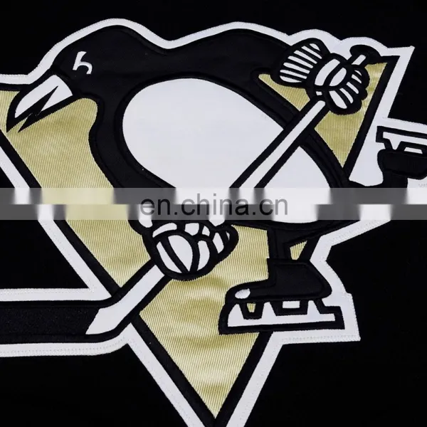Adult Black Pittsburgh Penguins High Quality Ice Hockey Jersey or Team Uniforms of Hockey Wear photo-4