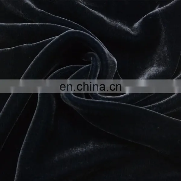 Hotselling Elegant Plain Color Dye Silk Velvet photo-6