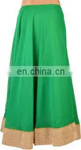 Indian Georgette Gotta Patti Lehenga Skirt For Navratri With Tassel Gyspy Bohemian Belly Dance Hippie Boho Skirts Wholesale photo-2
