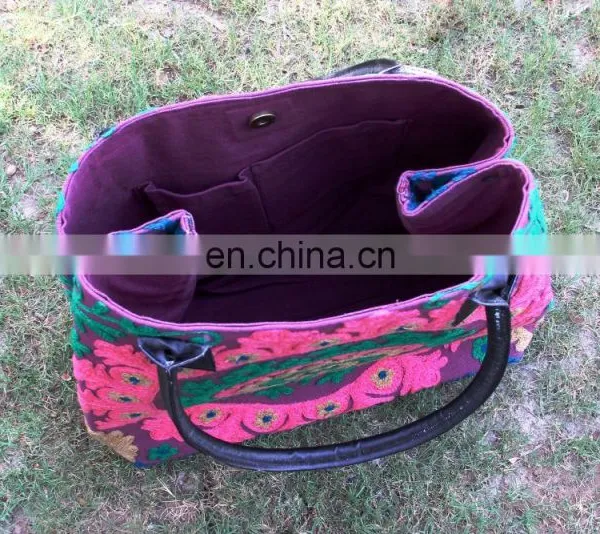 Hot Sales Women Holder European Style Handbag Import From India Cotton Tote Bag photo-3