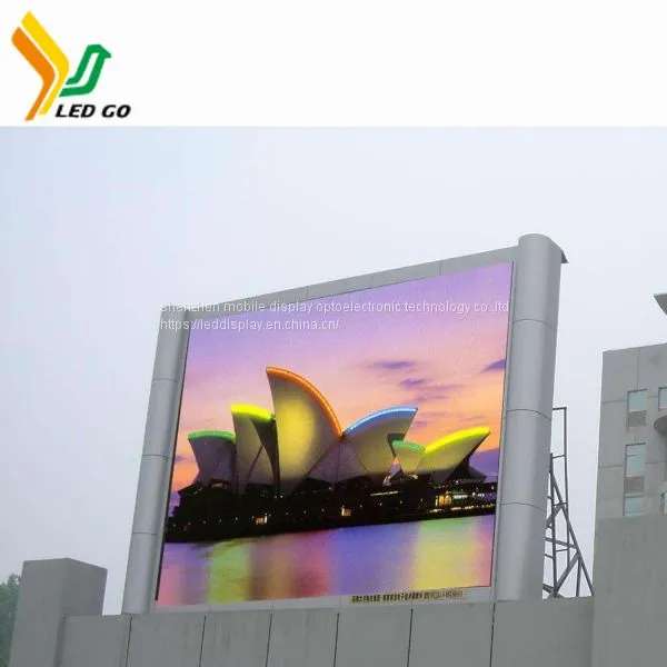 Highway Large Size Solar Energy Outdoor Advertising LED Billboard
